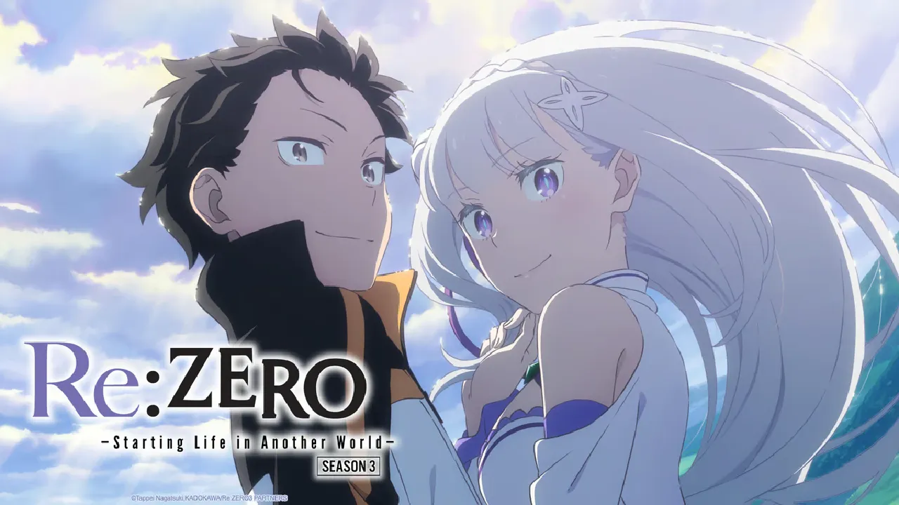 انمي Re:Zero kara Hajimeru Isekai Seikatsu الموسم الثالث الحلقة 8 الثامنة مترجمة HD